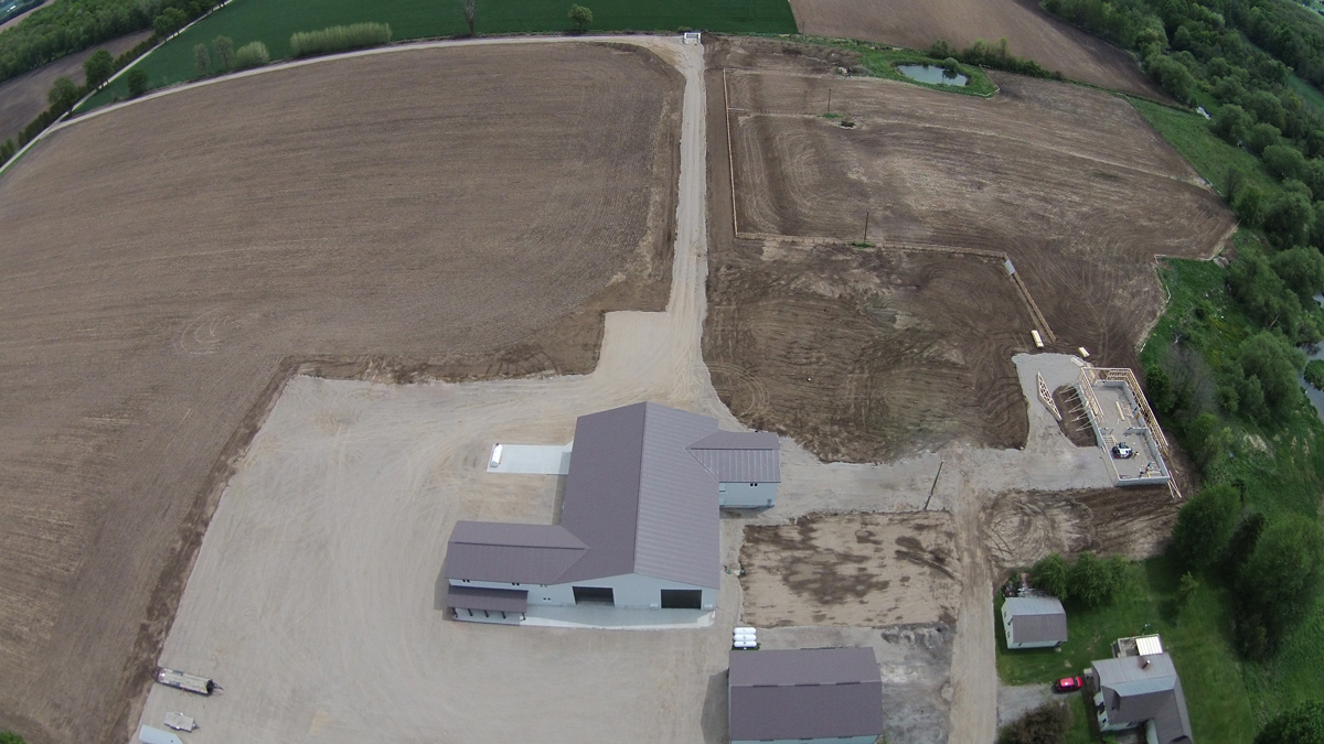 Wash Bay aerial view